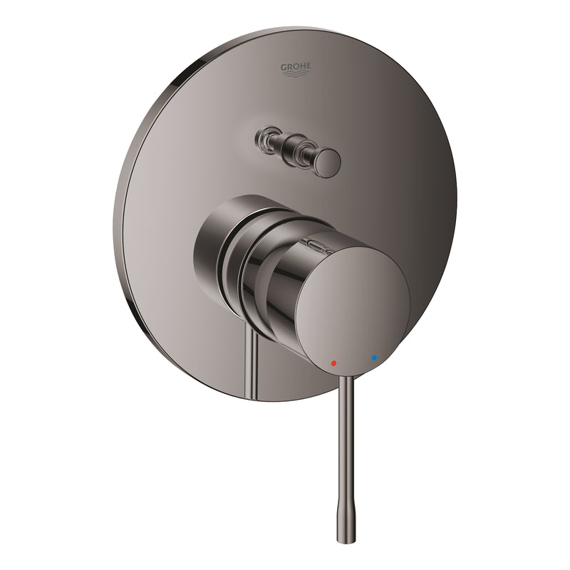 Grohe Essence Concealed Mixer Trim Set 2-Way Diverter 24167A01 in Hard Graphite