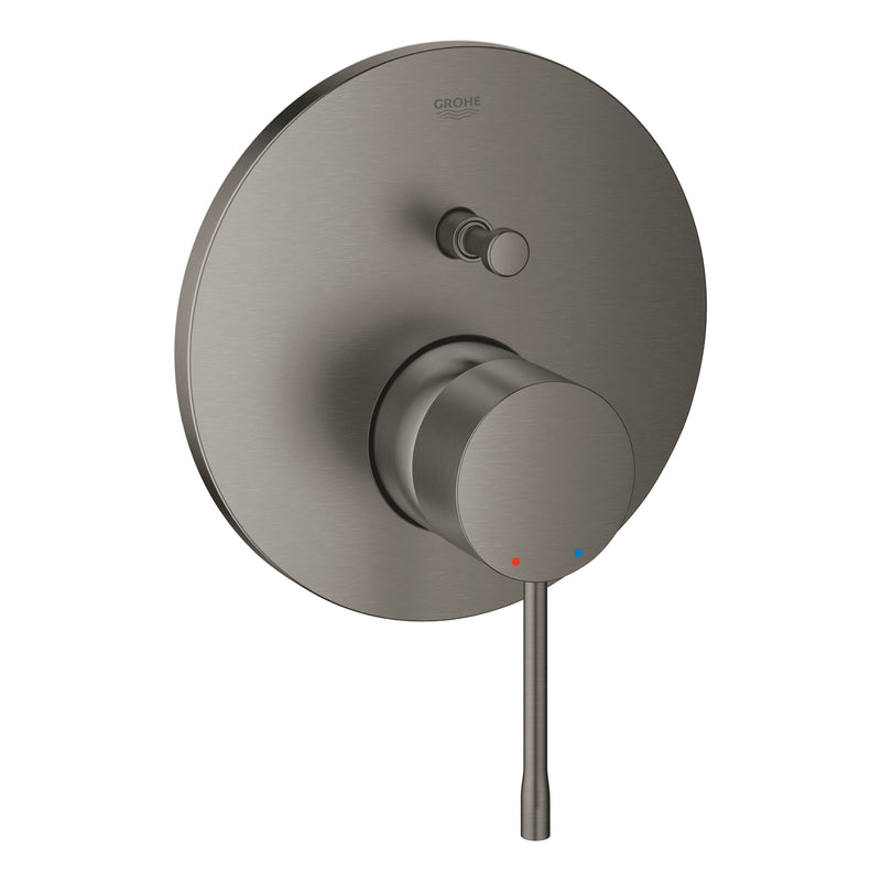 Grohe Essence Concealed Mixer Trim Set 2-Way Diverter 24167AL1 in Brushed Hard Graphite