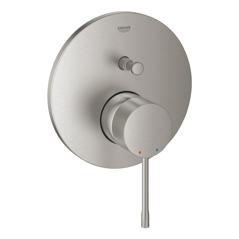 Grohe Essence Concealed Mixer Trim Set 2-Way Diverter 24167DC1 in Supersteel