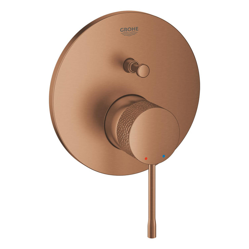 Grohe Essence Concealed Mixer Trim Set 2-Way Diverter 24167DE1 in Brushed Crafted Warm Sunset