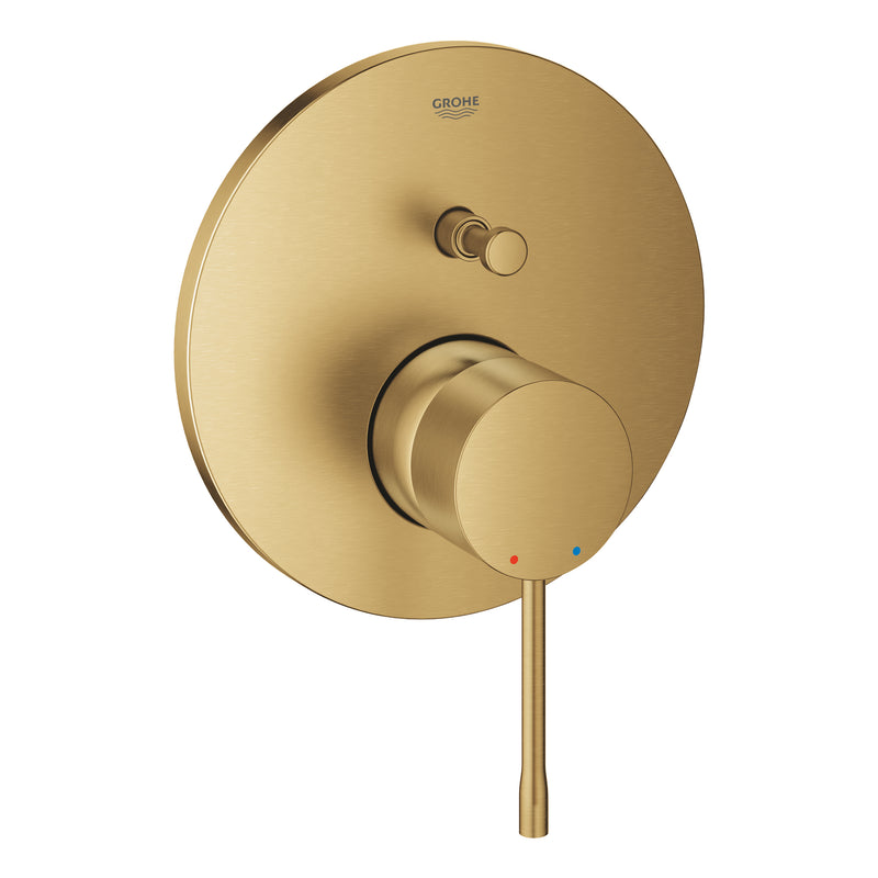 Grohe Essence Concealed Mixer Trim Set 2-Way Diverter 24167GN1 in Brushed Cool Sunrise
