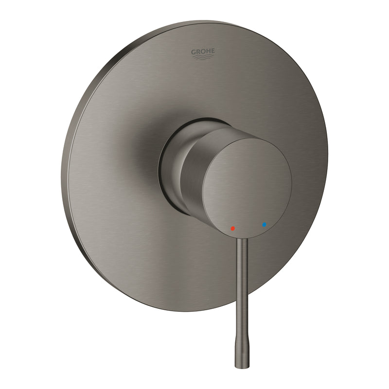Grohe Essence Concealed Shower Mixer Trim Set 24168AL1 in Brushed Hard Graphite