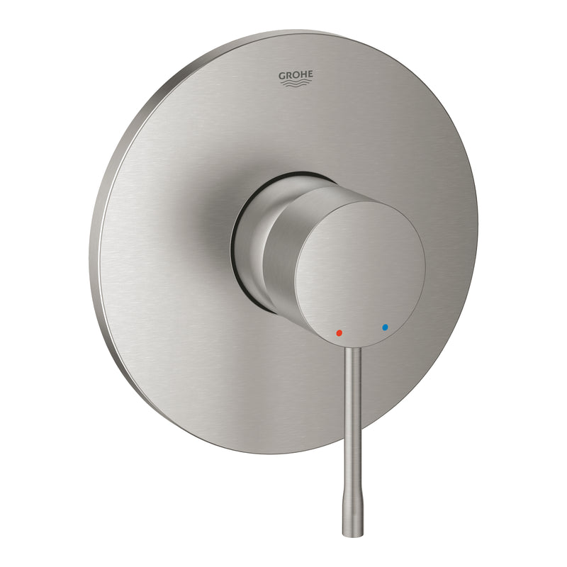 Grohe Essence Concealed Shower Mixer Trim Set 24168DC1 in Supersteel
