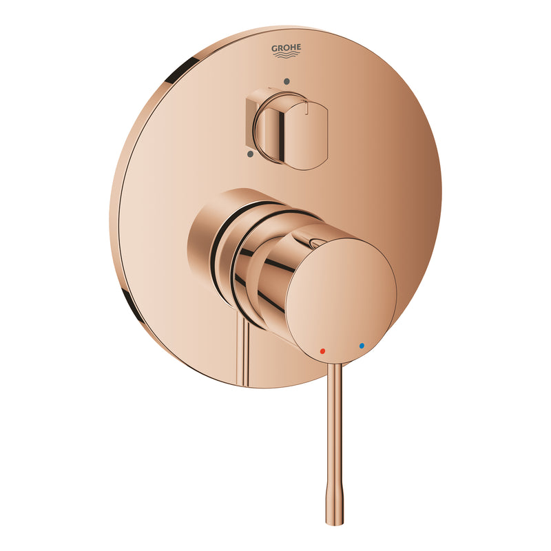 Grohe Essence Concealed Shower Mixer Trim Set 3-Way Diverter 24169DA1 in Warm Sunset