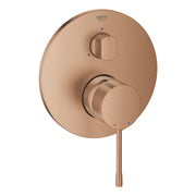 Grohe Essence Concealed Shower Mixer Trim Set 3-Way Diverter 24169DL1 in Brushed Warm Sunset
