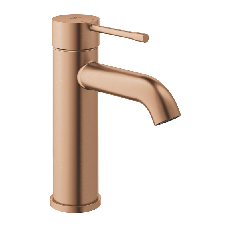 Grohe Essence Basin Mixer S-Size Smooth Body 24172DL1 in Brushed Warm Sunset