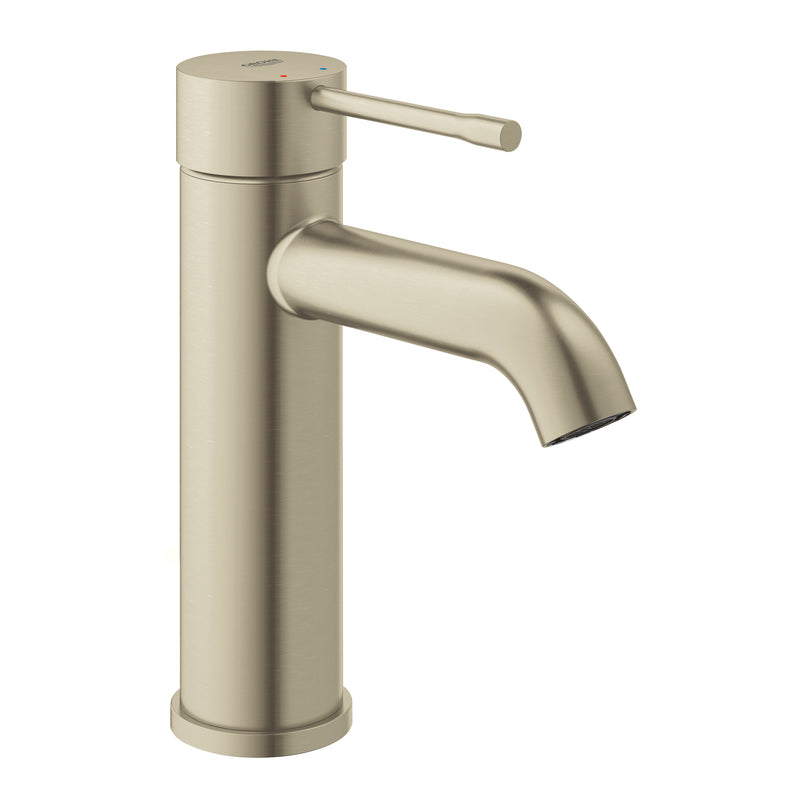 Grohe Essence Basin Mixer S-Size Smooth Body 24172EN1 in Brushed Nickel