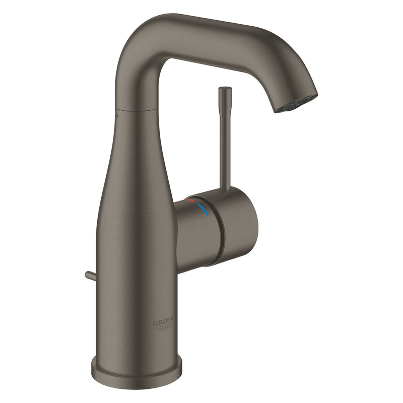 Grohe Essence Basin Mixer M-Size 24173AL1 in Brushed Hard Graphite