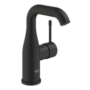 Grohe Essence basin mixer M-Size smooth body 24176KF1 in Phantom Black