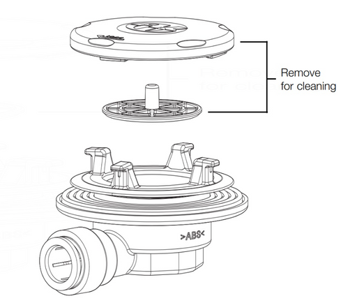 AKW standard pumped waste 25122 side profile
