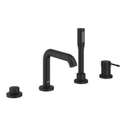 Grohe Essence 4-hole bath shower mixer combination 25251KF1 in Phantom Black
