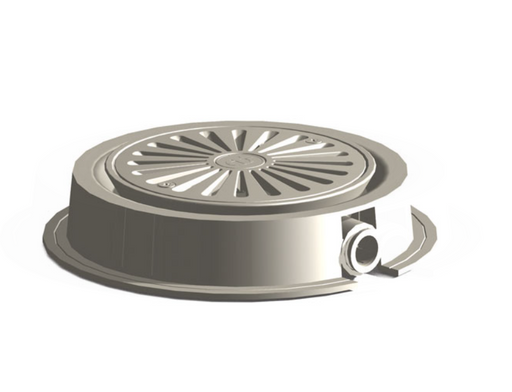 AKW Screedmaster pumped gulley waste with 22mm push-fit outlet (25407)