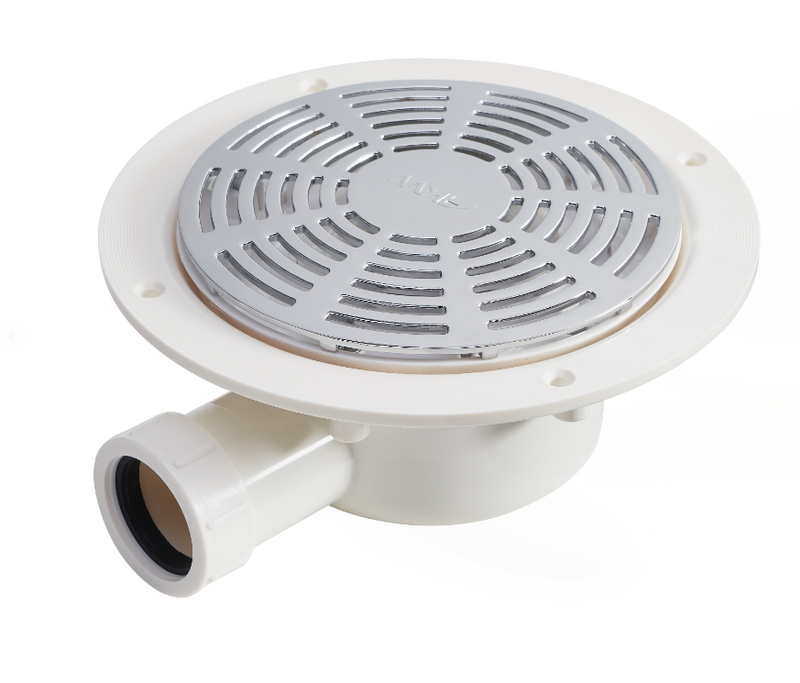 AKW GW90-2 Low Height Wet Waste with TF Vinyl Floor Adaptor (UK) (25499-UK)