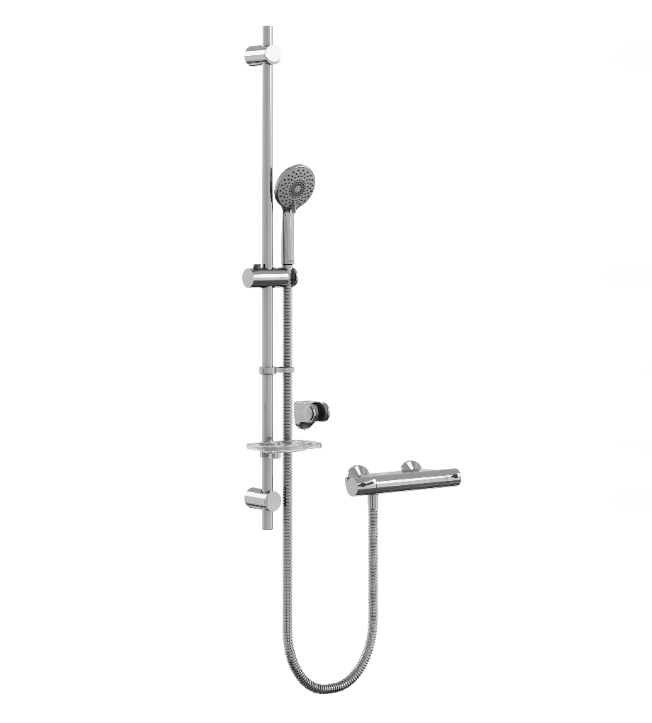 AKW Vettora Thermostatic Mixer Shower with Standard Kit (25658)