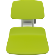 Pressalit PLUS Replacement Shower Seat 450 incl. Backrest, Manually Height Adjustable, Lime Green (R7124277)