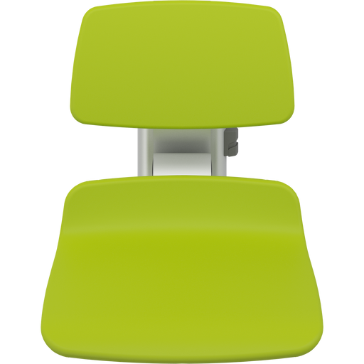 Pressalit PLUS Replacement Shower Seat 450 incl. Backrest, Manually Height Adjustable, Lime Green (R7124277)
