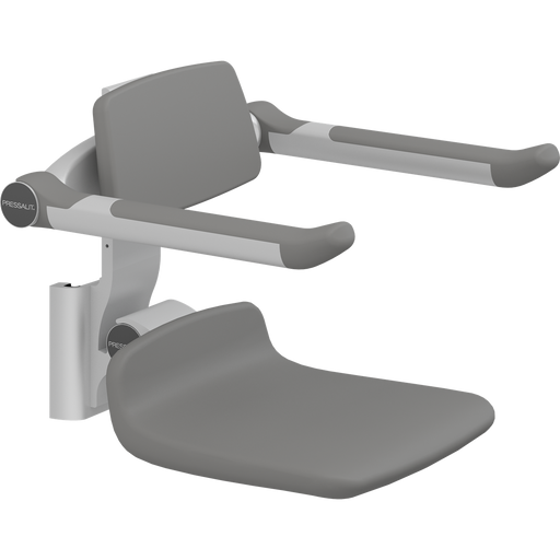 Pressalit PLUS Replacement Shower Seat 310 Height-Adjustable Anthracite R7034112