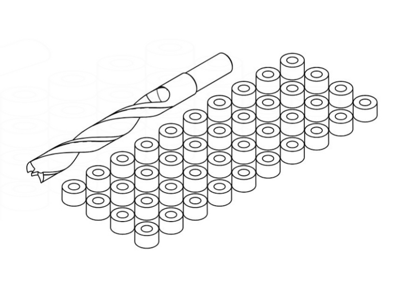 AKW Alveo PVC Wall Panel Accessory Fixing Kit (27834)