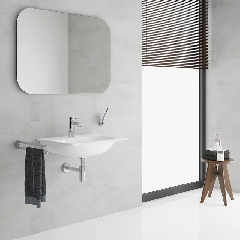 Grohe Essence Basin Mixer Tap S-Size Smooth Body chrome detail