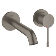 Grohe Essence Wall-Mounted 2-Hole Basin Mixer M-Size 29192AL1 in Brushed Hard Graphite