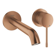 Grohe Essence Wall-Mounted 2-Hole Basin Mixer M-Size 29192DE1 in Brushed Crafted Warm Sunset