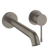 Grohe Essence Wall-Mounted 2-Hole Basin Mixer L-Size 29193AL1 in Brushed Hard Graphite