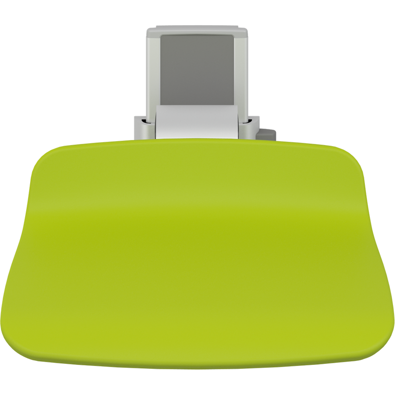 Pressalit PLUS Shower Seat 450, Manually Height Adjustable, Lime Green (R7414277)