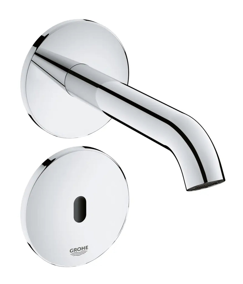 Grohe Essence E Wall-Mounted Infra-Red Electronic Basin Tap 36447000 in StarLight Chrome