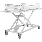 Pressalit MCT 3 change trolley, electrically height-adjustable, white