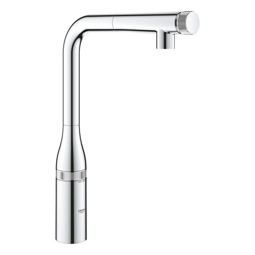 Grohe Essence SmartControl kitchen sink mixer pull-out 31615 in StarLight Chrome