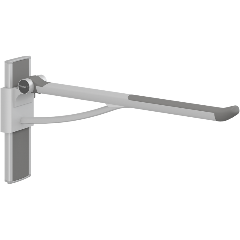 Pressalit PLUS Support Arm 850mm Height-Adjustable Right-Hand Anthracite R370485112