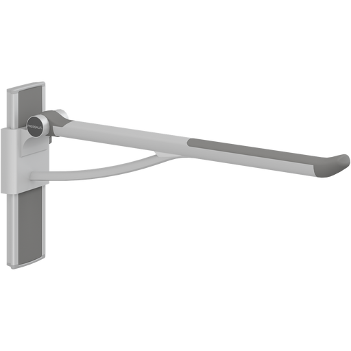 Pressalit PLUS Support Arm 850mm Height-Adjustable Right-Hand Anthracite R370485112