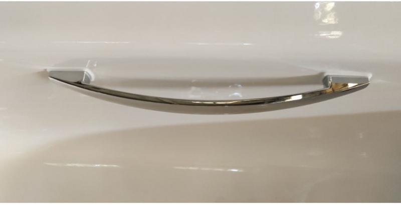 AKW bath handles supplied in the 30847 steel bath kit