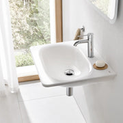 Grohe Essence Basin Mixer Tap S-Size push-open waste StarLight Chrome detail of push-open waste