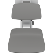 Pressalit PLUS Shower Seat 450 incl. Backrest, Manually Height & Sideways Adjustable, Anthracite (R7454112)