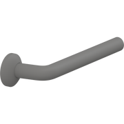 Pressalit PLUS Handrail Section 321mm with Wall Rosette Anthracite RT320112