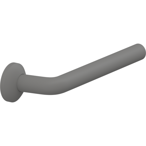 Pressalit PLUS Handrail Section 321mm with Wall Rosette Anthracite RT320112