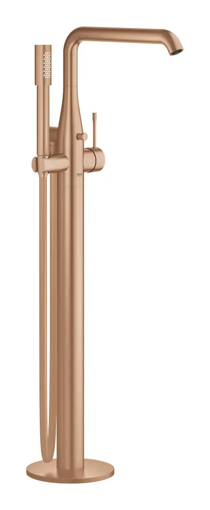 Grohe Essence freestanding bath mixer in Brushed Warm Sunset 23491DL1