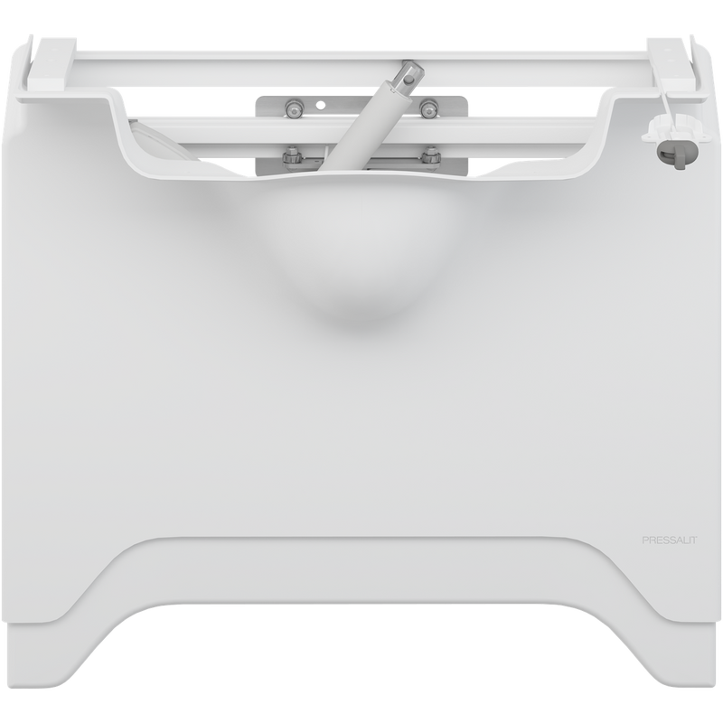 Pressalit MATRIX MEDIUM manual wash basin bracket, height adjustable, white