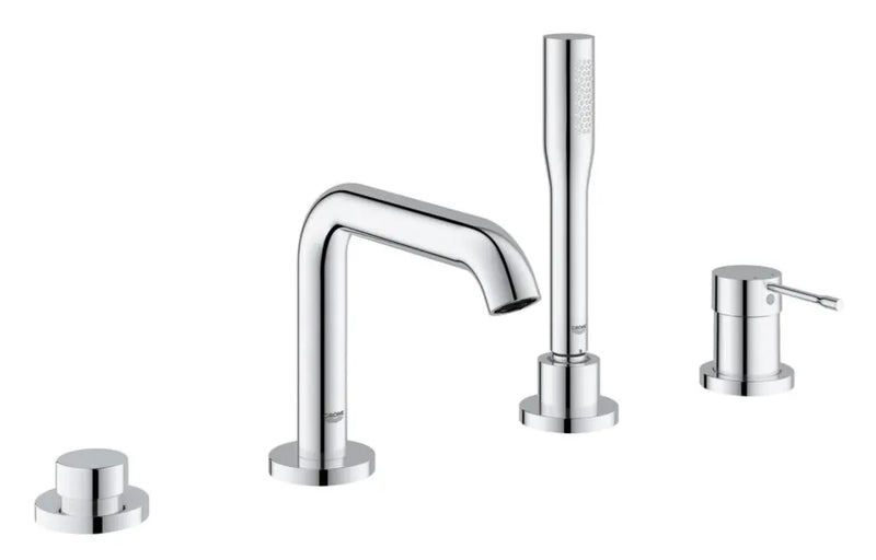 Grohe Essence 4-hole bath shower mixer combination in StarLight Chrome