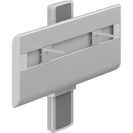 Pressalit PLUS wash basin bracket, track-mounted, manually height-adjustable, anthracite cover plate