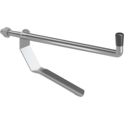Pressalit Paper Holder with Spring for VALUE Support Arms, Stainless Steel (R1151)