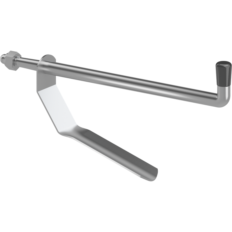 Pressalit Paper Holder with Spring for VALUE Support Arms, Stainless Steel (R1151)