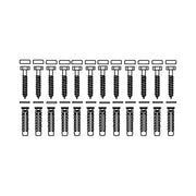 Pressalit Mounting Kit (V8614) — dimensioned drawing