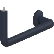 Pressalit PLUS Angled Tube Piece, 400 x 154mm, Left, Dark Blue (RT341108)