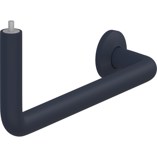 Pressalit PLUS Angled Tube Piece, 400 x 154mm, Left, Dark Blue (RT341108)