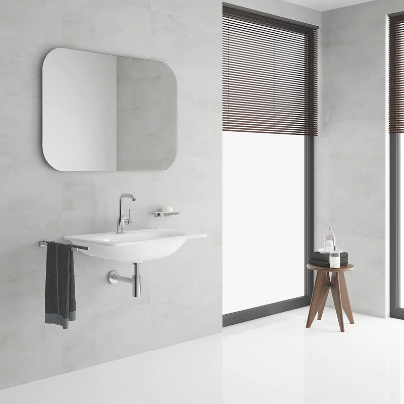 Grohe Essence Basin Mixer Tap 23541001 chrome on basin lifestyle