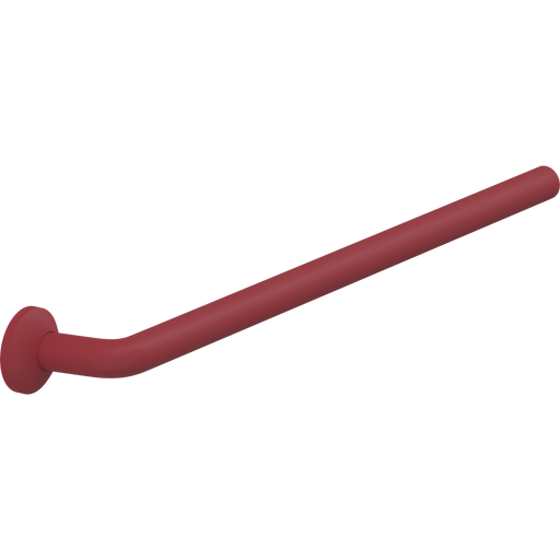 Pressalit PLUS Handrail Section 746mm with Wall Rosette Red RT322035