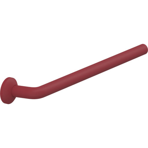 Pressalit PLUS Handrail Section 608mm with Wall Rosette Red RT321035