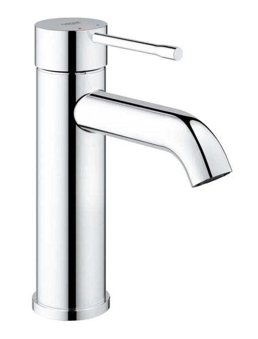 Grohe Essence Basin Mixer Tap S-Size Smooth Body in StarLight Chrome (23590001)
